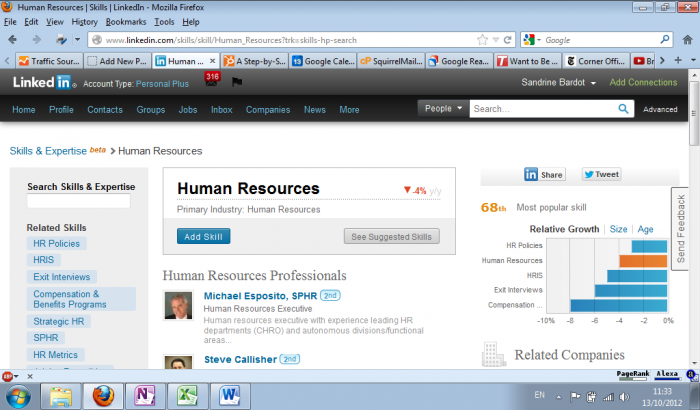 Human Resources - Skills page on LinkedIn Human Resources - Skills page on LinkedIn