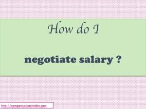 How to negotiate your salary