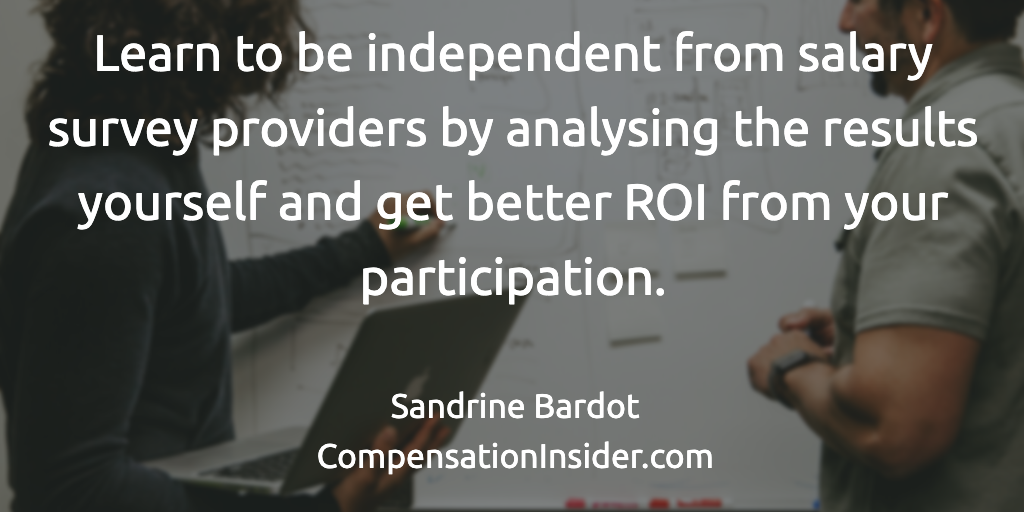 Learn to analyse salary survey results and get btter ROI from your participation